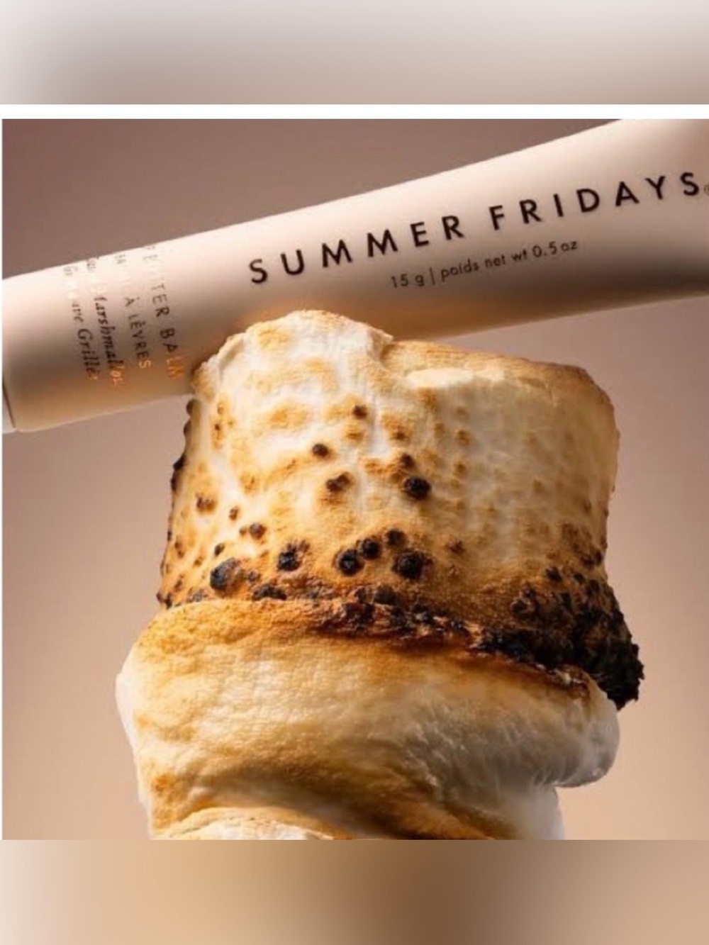 Summer Fridays Lip Butter Balm - Limited Edition Toasted Marshmallow NWT